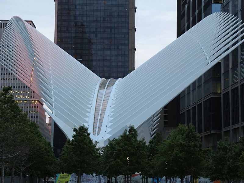 9/11 memorial beneath the World Trade Center