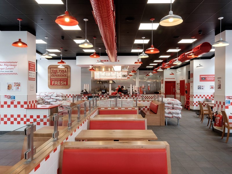 Five Guys Burgers and Fries Interior