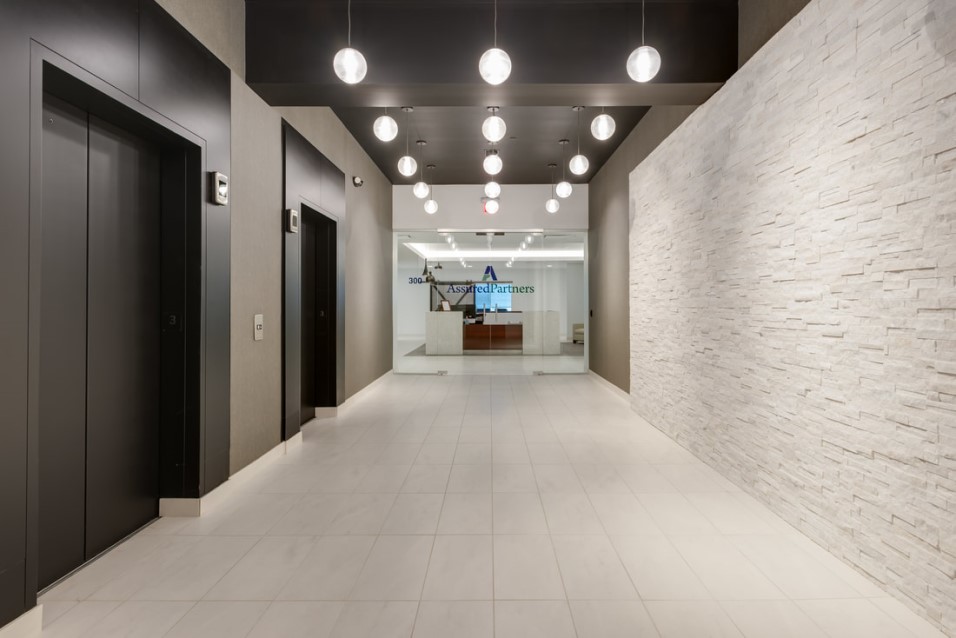 Picture of a lobby in a real estate office