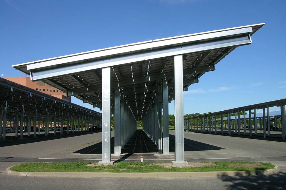 Solar panels are being installed at four transit stations