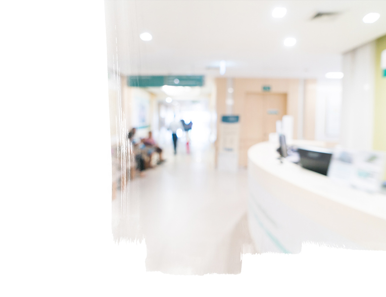 Abstract blur hospital background