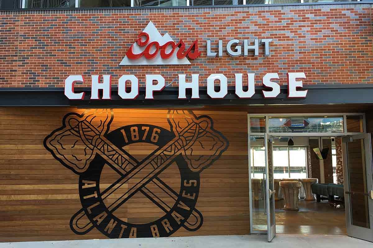 Entrance View of Coors LIGHT CHOP HOUSE Restaurant