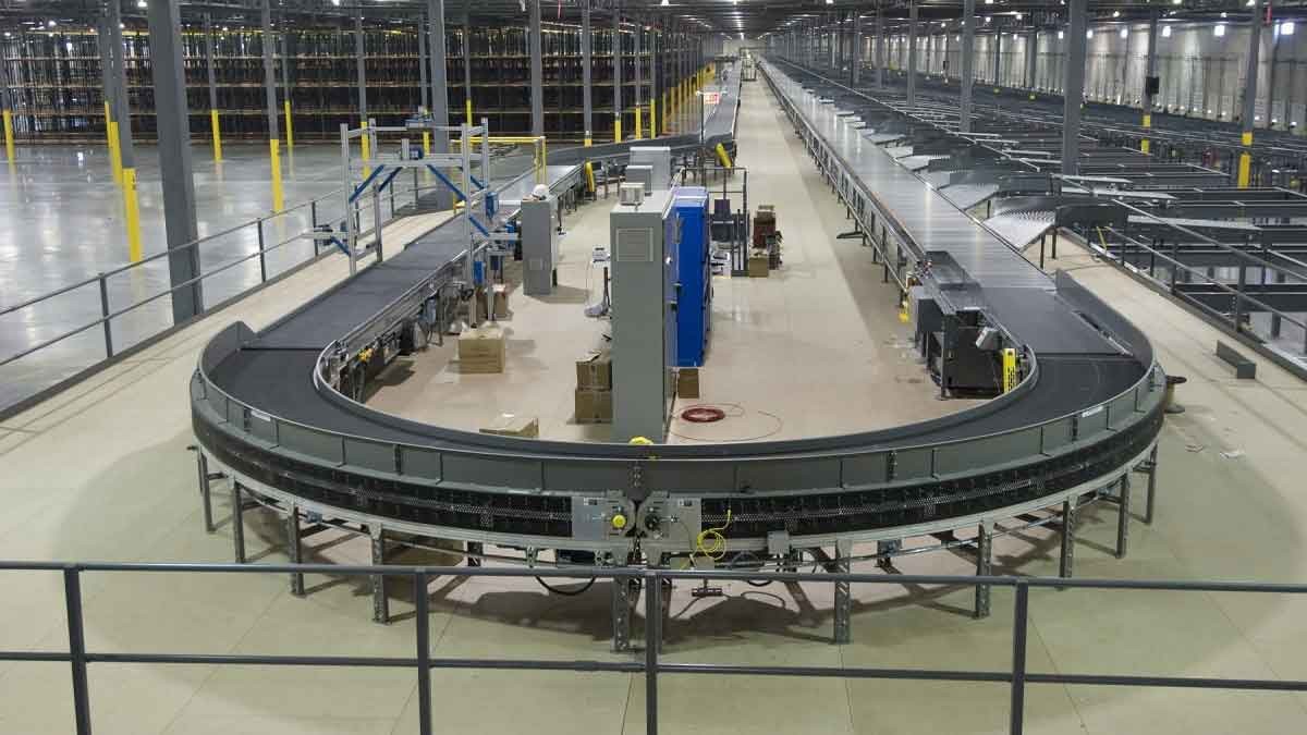 Interior view of a factory