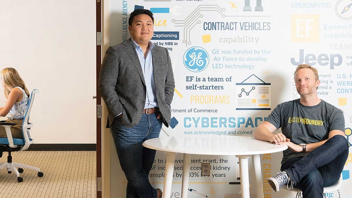 Andrew Chang and Geoff Orazem, Co-founders and Managing Partners of Eastern Foundry