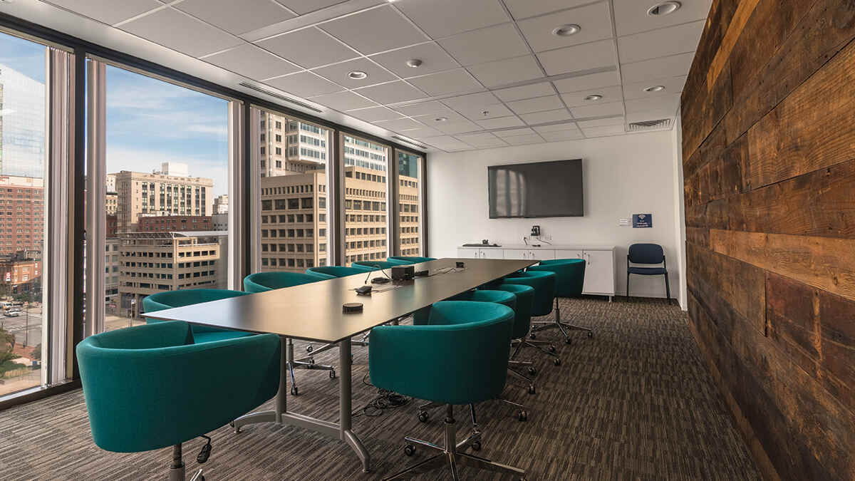 View of conference room in JLL office