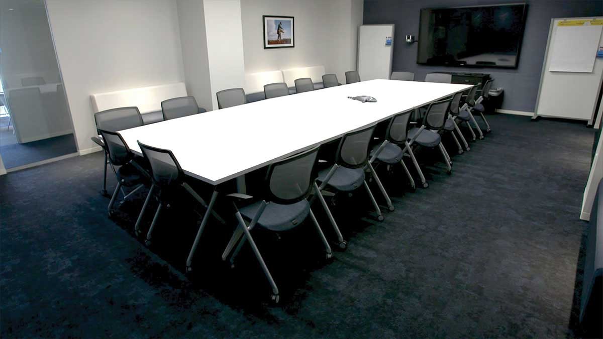 View of conference room in JLL office