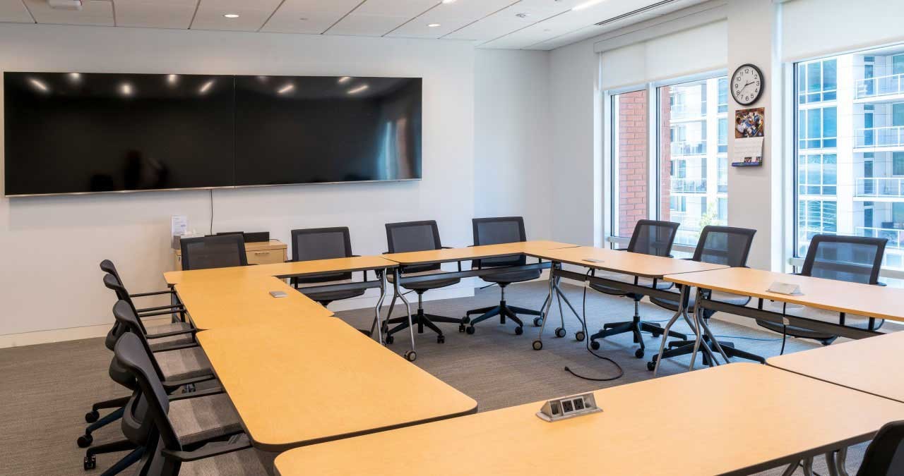 View of a conference room inside JLL office