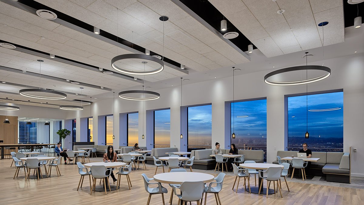 Café within Boston Consulting Group's West Coast headquarters