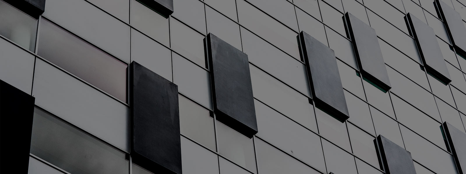 Detail of an abstract office building in Liverpool, England.