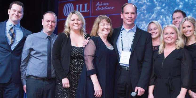 Bill and colleagues at JLL awards