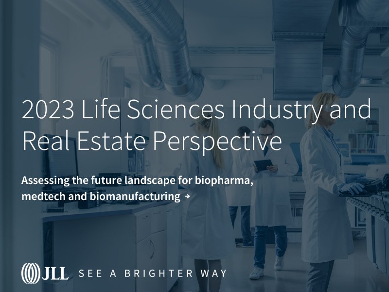 JLL’s 2023 Life Sciences Industry and Real Estate Perspective details how the life sciences market is positioned to rebound.re confident and green shoots emerge.