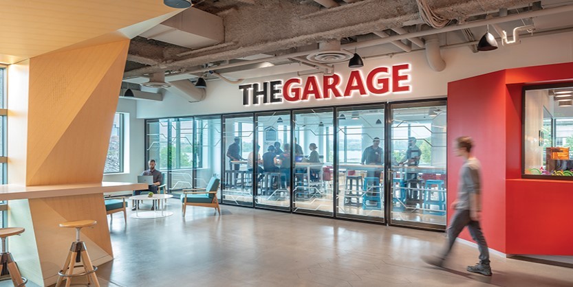 The Garage at Microsoft’s Cambridge facility