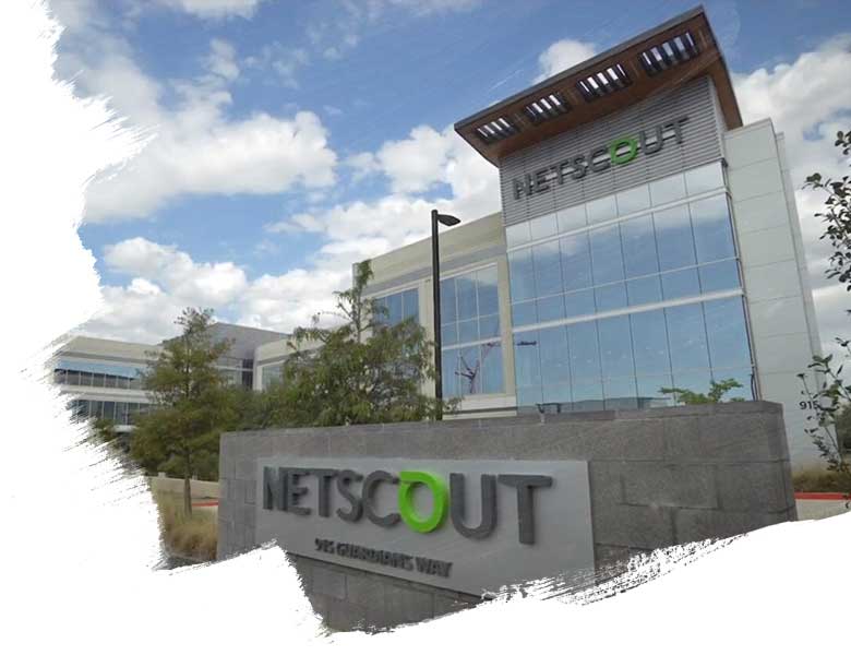 Front view of Netscout new space